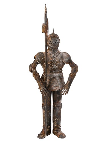 Skulptur ritter 92cm - ritter, eisen
